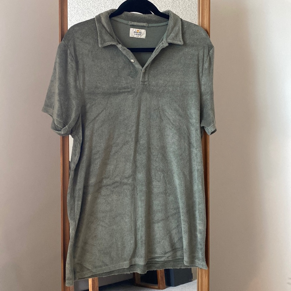 Marine Layer Terry Cloth Polo